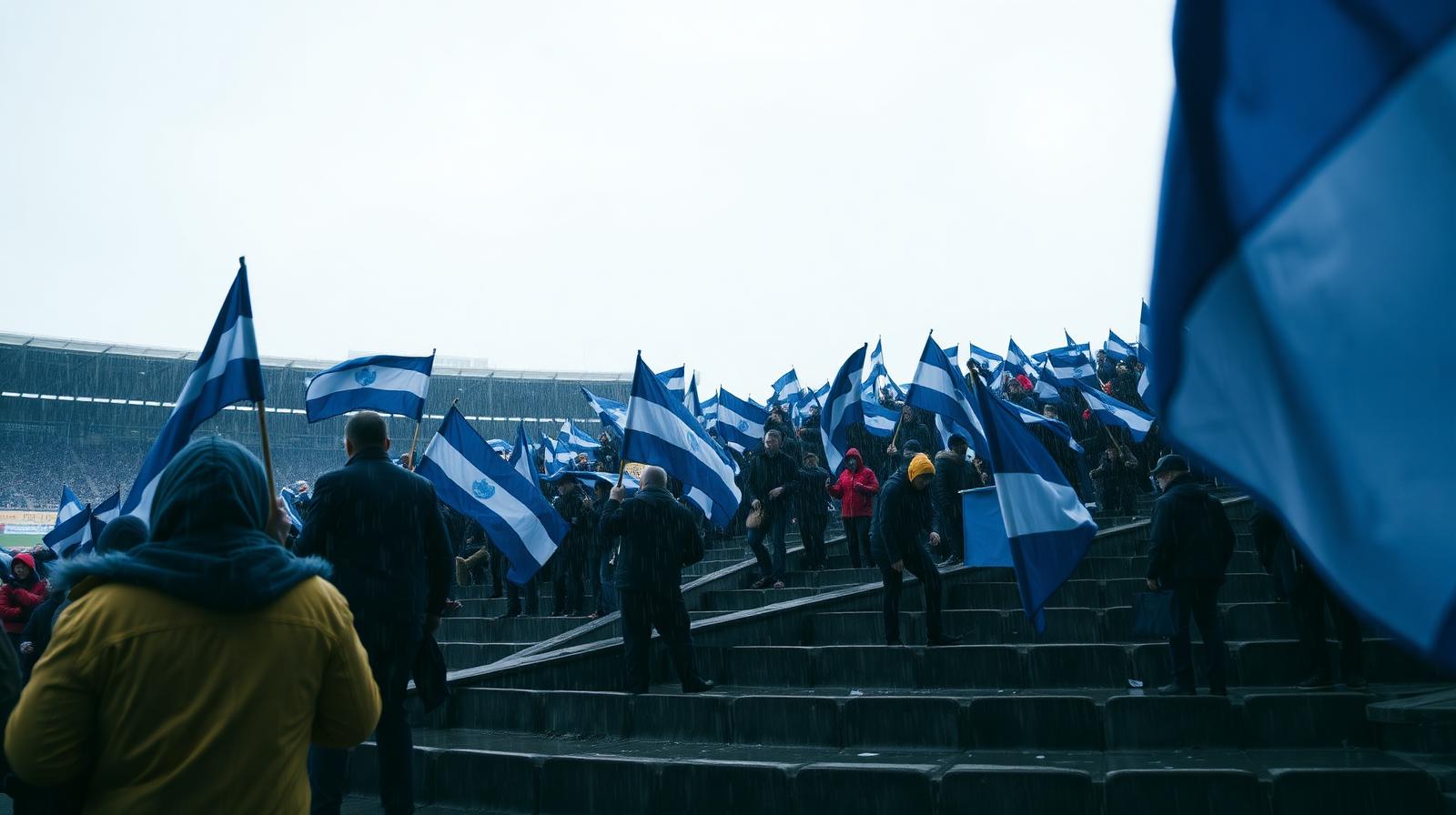 Away day report: Leeds in the rain, but the singing never stopped