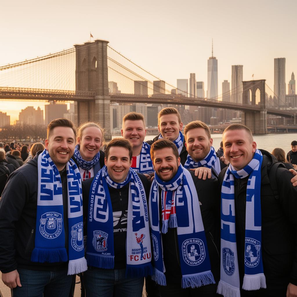 Town in New York supporters in New York, USA
